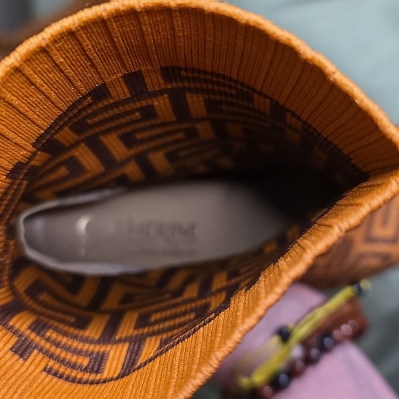 Catherine Malandrino Brown Geometric Heeled Boots - Picture 2 of 6